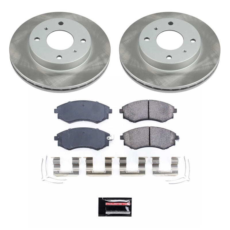 Power Stop 00-06 Nissan Sentra Front Semi-Coated Rotor Kit