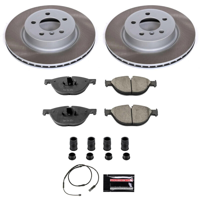 Power Stop 12-13 BMW 528i Front Semi-Coated Rotor Kit