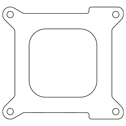 Cometic NASCAR 4 Barrel .047in Fiber Carburetor/Throttle Body Mounting Gasket - Open Plenum