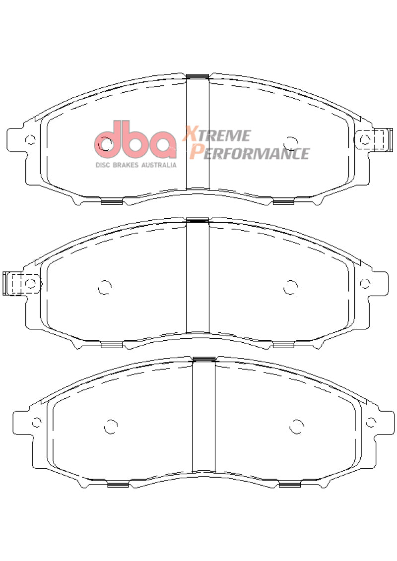 DBA 00-04 Nissan Xterra XP650 Front Brake Pads