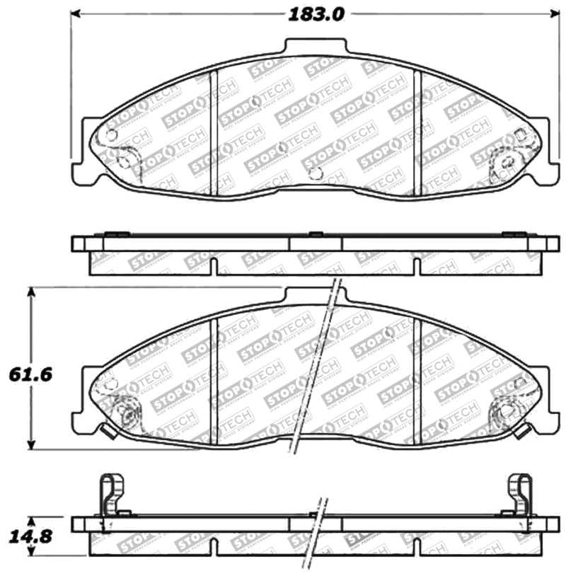 StopTech Performance Brake Pads