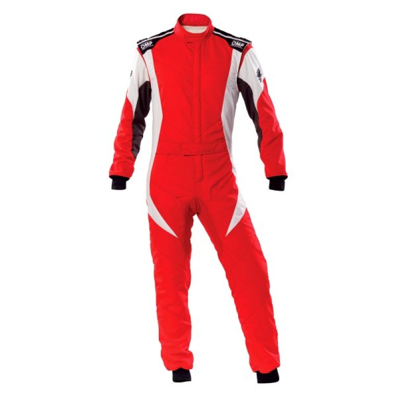 OMP First Evo Overall Red/White - Size 54 (Fia 8856-2018)