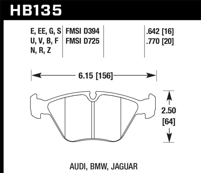 Hawk HPS Street Brake Pads