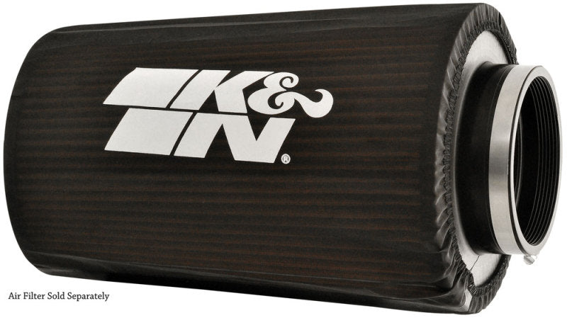 K&N Round Tapered Drycharger Air Filter Wrap 8in B ID x 6.625in T ID x 10.5in H