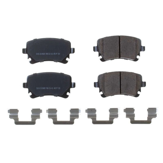 Power Stop 05-11 Audi A6 Quattro Rear Z17 Evolution Ceramic Brake Pads w/Hardware