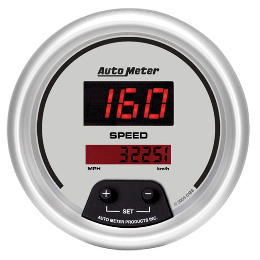 Autometer Ultra-Lite 3 3/8in 160 MPH Digital Speedo Gauge