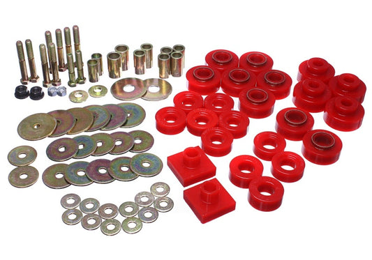 Energy Suspension 68-72 Oldsmobile Cutlass Red Body Mount Set