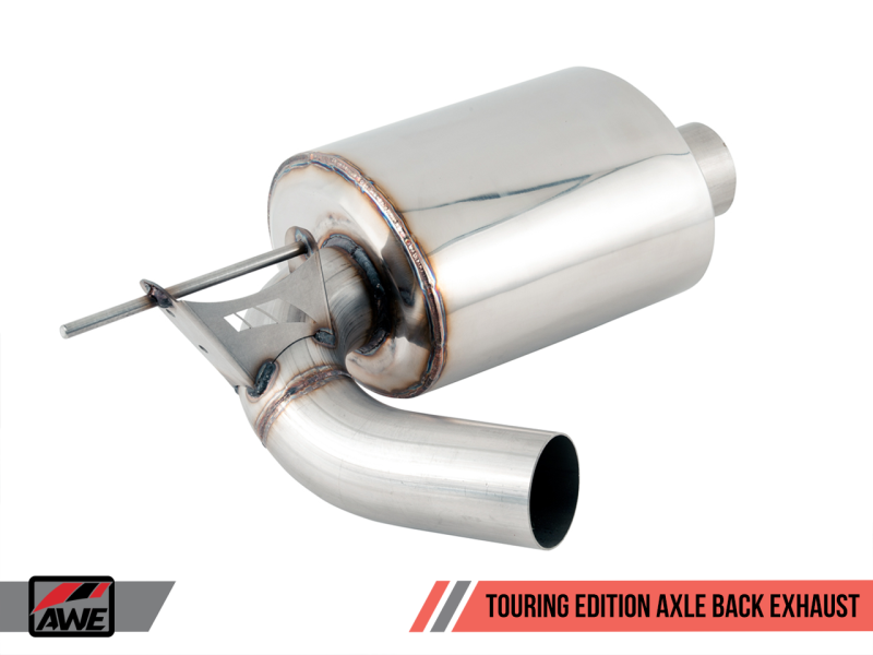 AWE Tuning BMW F3X 335i/435i Touring Edition Axle-Back Exhaust - Chrome Silver Tips (102mm)