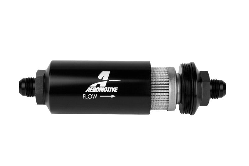 Aeromotive In-Line Filter - (AN -08 Male) 100 Micron Stainless Steel Element