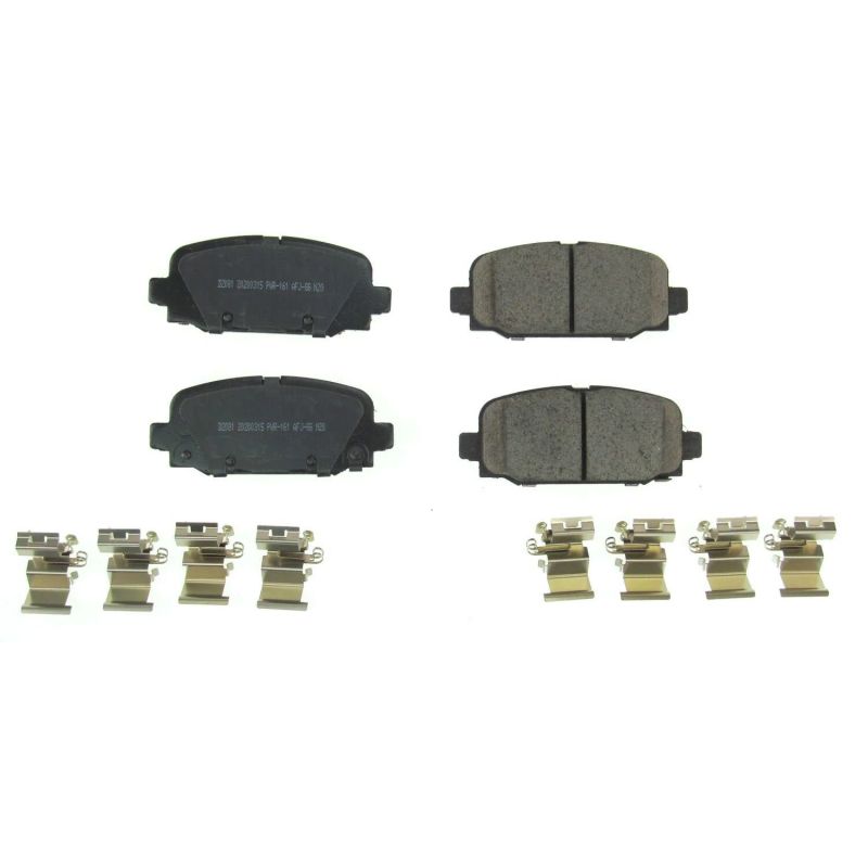 Power Stop 18-19 Jeep Compass Rear Z17 Evolution Ceramic Brake Pads w/Hardware