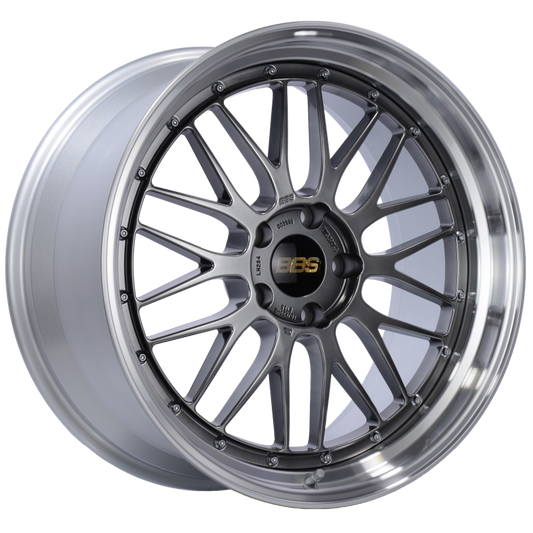 BBS LM 20x10 5x120 ET33 Diamond Black Center Diamond Cut Lip Wheel -82mm PFS/Clip Required