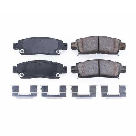 Power Stop 08-17 Buick Enclave Rear Z17 Evolution Ceramic Brake Pads w/Hardware