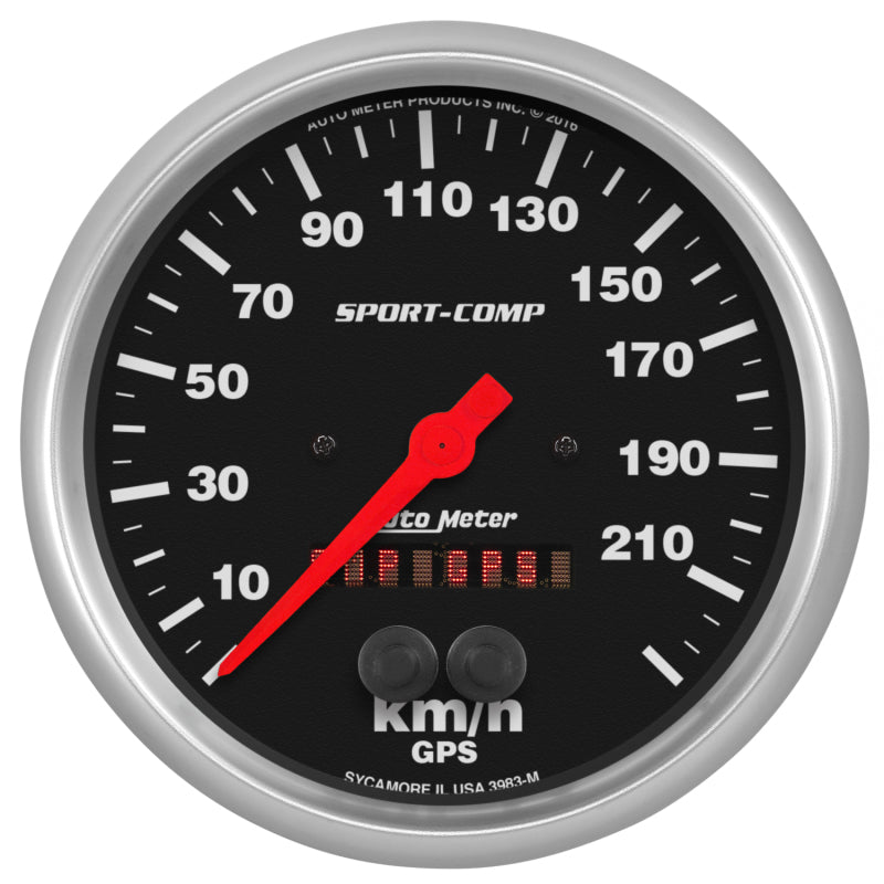 Autometer Sport-Comp GPS Speedometer 5in 225kmh