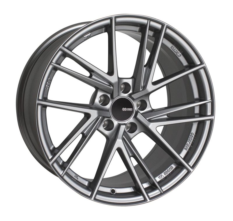 Enkei TD5 17x8 5x100 45mm Offset 72.6mm Bore Storm Gray Wheel