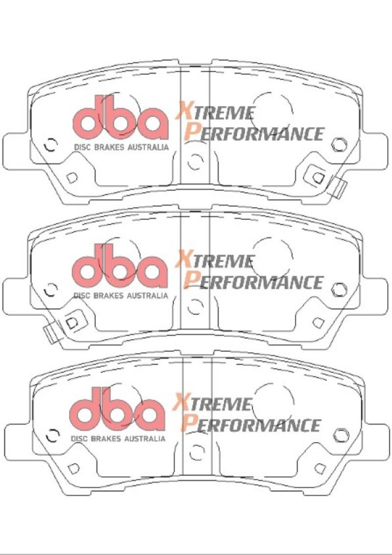 DBA 15-17 Ford Mustang GT V8 w/Brembo Brakes XP650 Rear Brake Pads