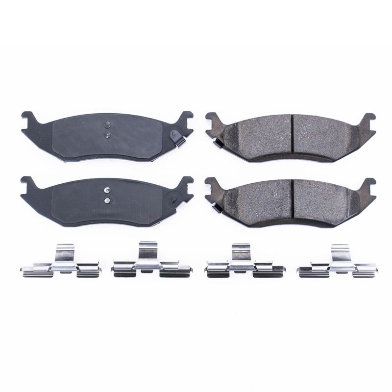 Power Stop 07-09 Chrysler Aspen Rear Z17 Evolution Ceramic Brake Pads w/Hardware