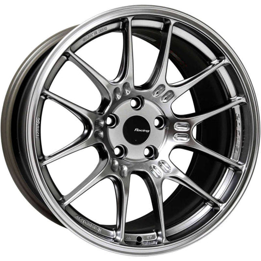 Enkei GTC02 18x10 5x114.3 25mm Offset 75mm Bore Hyper Silver Wheel