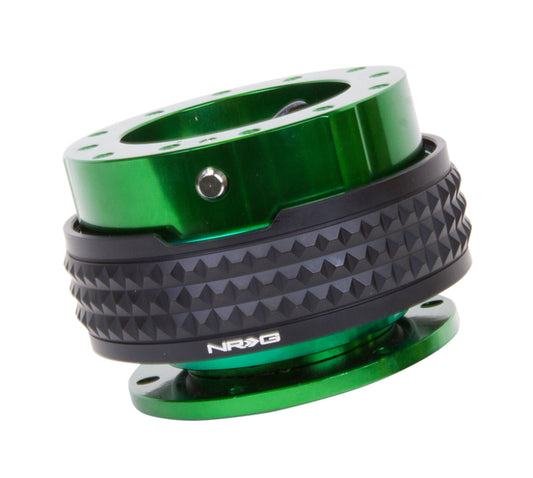 NRG Quick Release Kit - Pyramid Edition - Green Body / Black Pyramid Ring