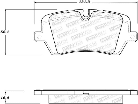 StopTech Street Brake Pads - Rear