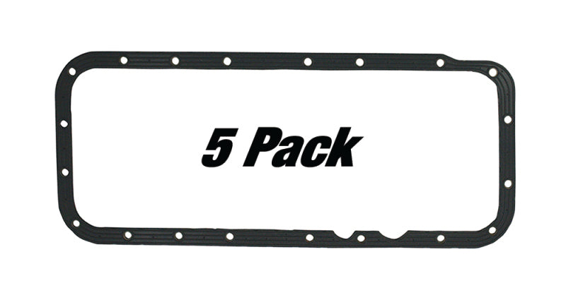 Moroso Chrysler 361-440 HEMI Oil Pan Gasket - One Piece - Reinforced Steel (5 Pack)