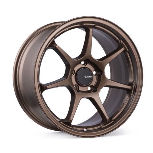 Enkei TS-7 18x8 5x100 45mm Offset 72.6mm Bore Matte Bronze Wheel