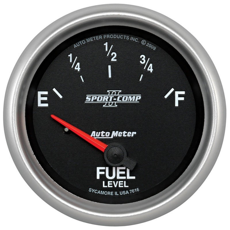 Autometer Sport-Comp II 2-5/8in Fuel Level Gauge