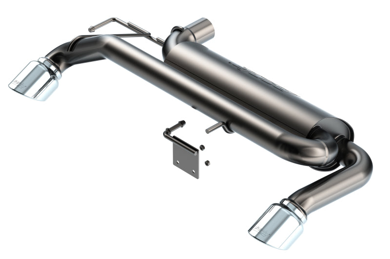 Borla 21-22 Ford Bronco 2.3L 4WD ATAK Axle Back Exhaust w/ Bright Chrome Tips