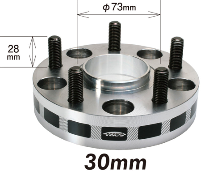 Project Kics 30mm Thick 12x1.50 67mm Hub 5-114.3 Wide Tread Spacers