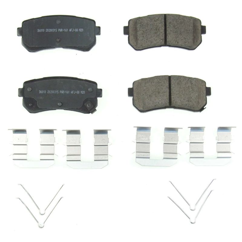 Power Stop 18-19 Hyundai Kona Rear Z17 Evolution Ceramic Brake Pads w/Hardware