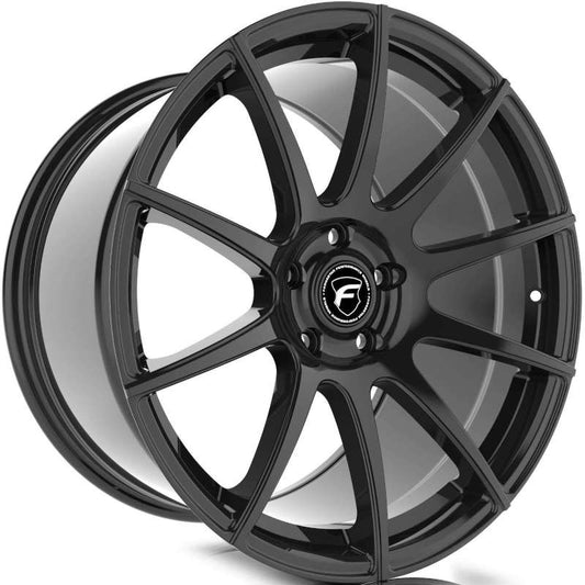 Forgestar CF10 21x12 / 5x120 BP / ET52 / 8.6in BS Gloss Black Wheel