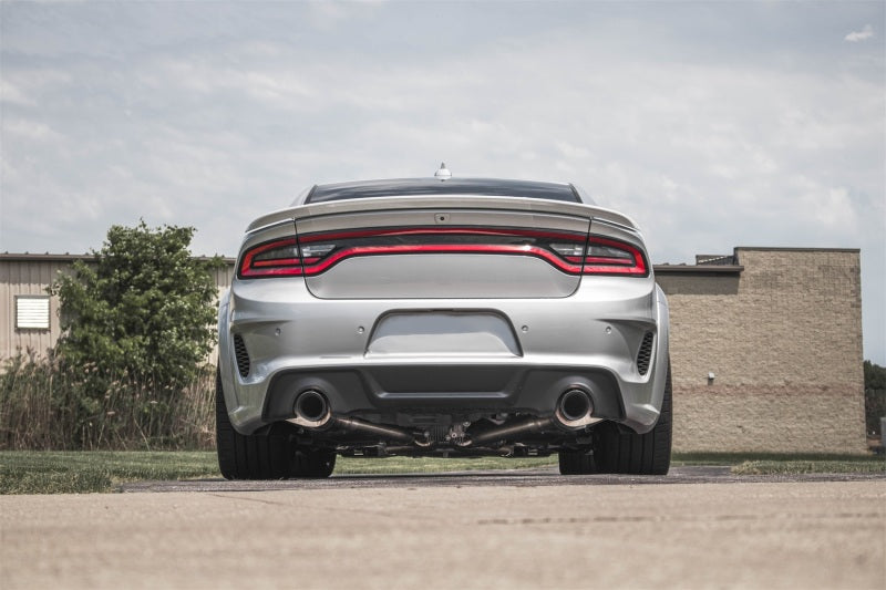 Corsa 2015-2023 Charger SRT/Hellcat/Redeye 2.75in Valved Catback DRE w/ Single 4.5in Blk PVD Tips