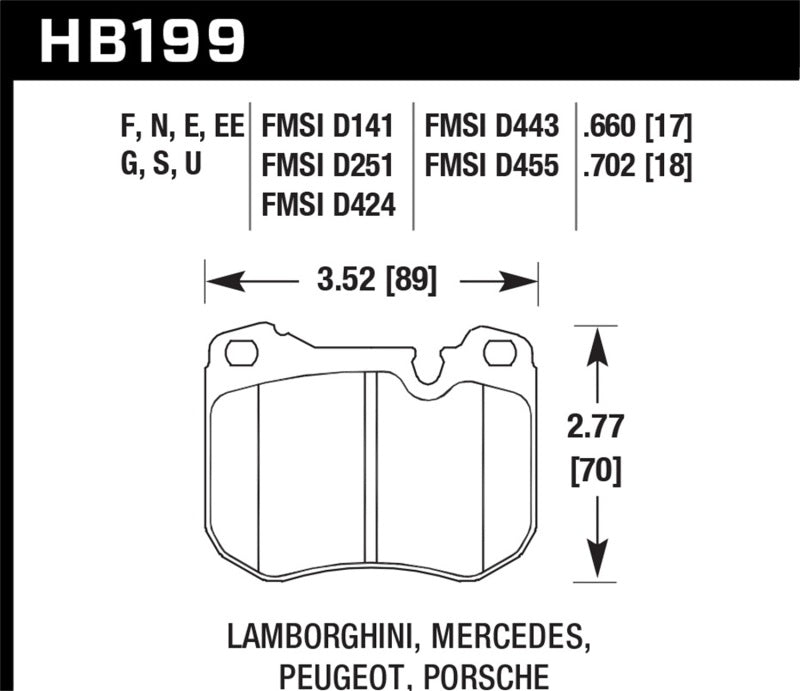 Hawk 85-89 Porsche 944 / 88-87 924 Blue 9012 Front Race Brake Pads