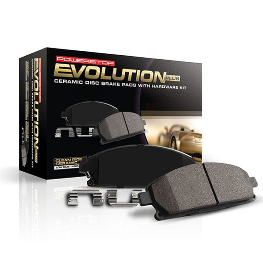 Power Stop 2022 Nissan Pathfinder Front Z17 Evo Ceramic Brake Pad w/Hardware