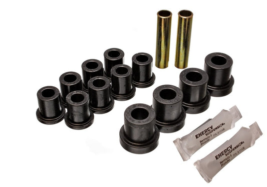 Energy Suspension 54-62 Chevy Corvette Black Rear Leaf Spring Bushing Set