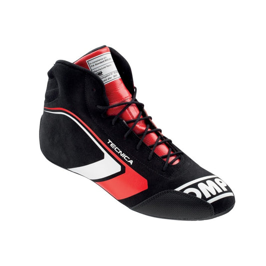 OMP Tecnica Shoes Black/Red - Size 45 (Fia 8856-2018)