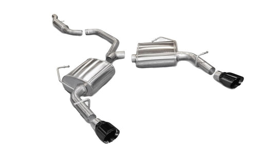 Corsa 2011-2014 Chrysler 200/Dodge Avenger V6 Black Sport Cat-Back Exhaust