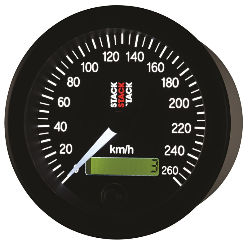 Autometer Stack 88mm 0-260 KM/H Electronic Speedometer - Black