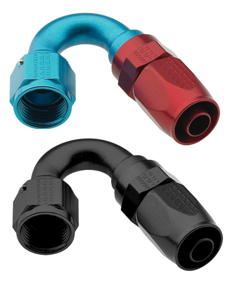 Fragola -16AN Fem x -12AN Hose 150 Degree Reducing Hose End - Black