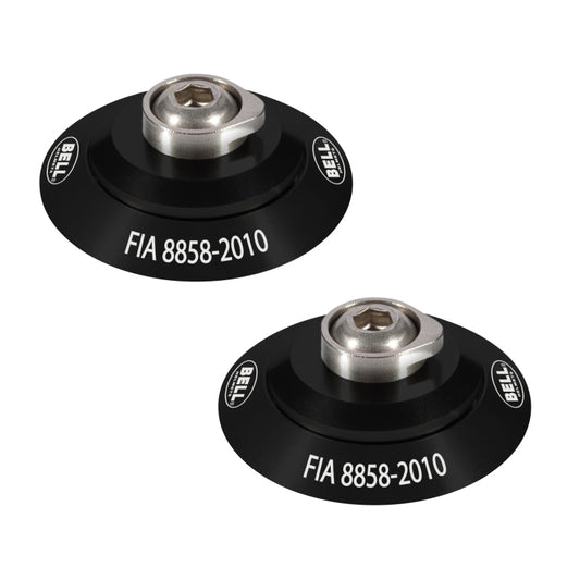 Bell HANS Clip Set - Black FIA8858-2010