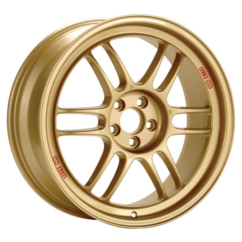 Enkei RPF1 18x8.5 5x114.3 40mm Offset 73mm Bore Gold Wheel G35/350z