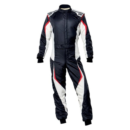 OMP Tecnica Evo Overall My21 Black/White - Size 48 (Fia 8856-2018)