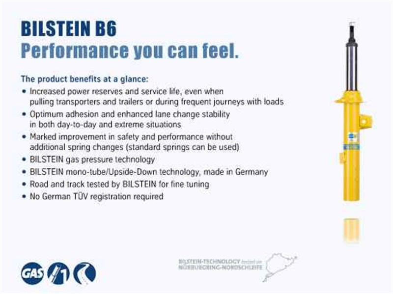 Bilstein B6 (HD) 11-14 Chevy Cruze 1.4L/1.8L/2.0L Front Right 36mm Monotube Strut Assembly