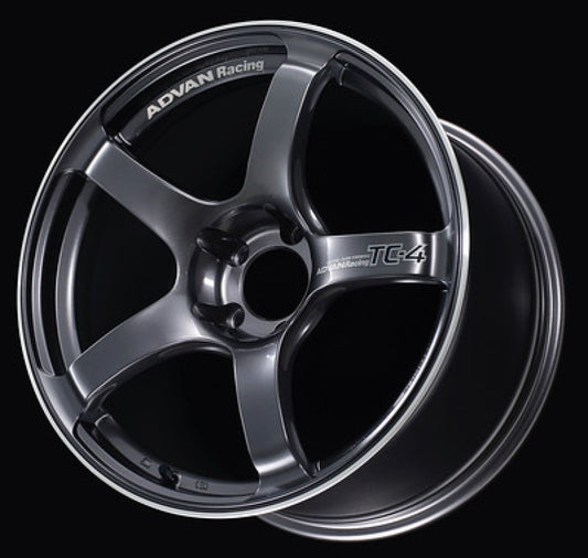 Advan TC4 17x7.5 +43 5-112 Racing Gunmetallic & Ring Wheel