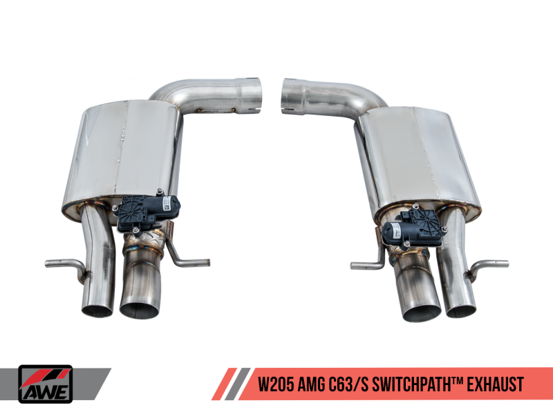 AWE Tuning Mercedes-Benz W205 AMG C63/S Coupe SwitchPath Exhaust System - for DPE Cars