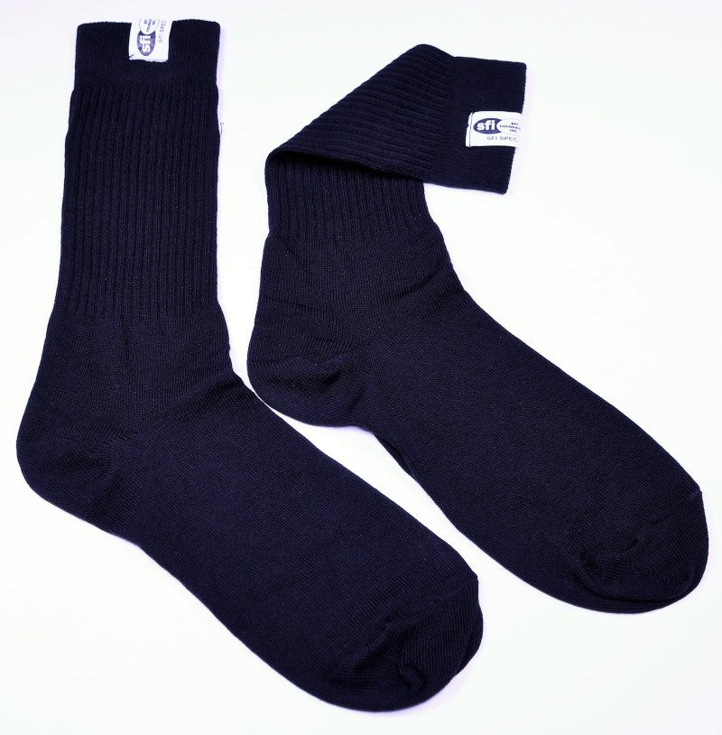 RaceQuip Black SFI 3.3 Fr Socks Medium 8-9