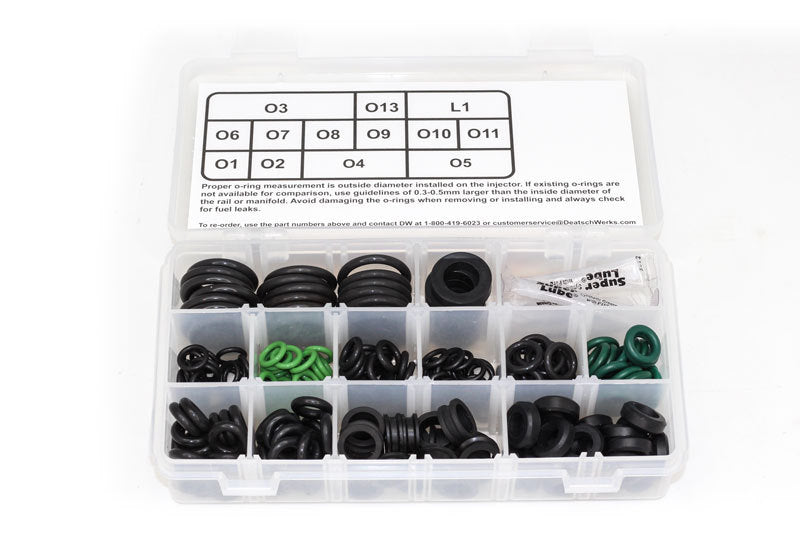 Deatschwerks Sport Compact / Euro Injector O-Ring Kit (230 Pieces)