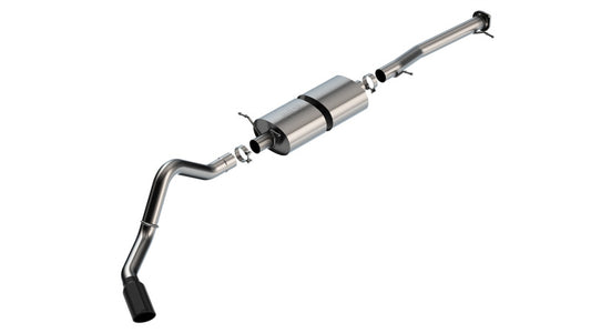 Borla 20-22 Chevrolet/GMC Silverado/Sierra 6.6L T-304 SS Cat-Back S-Type Exhaust - Brushed