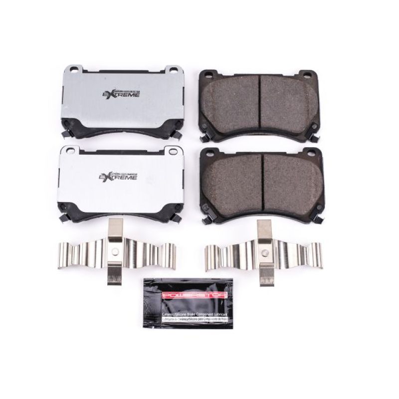 Power Stop 2011 Hyundai Equus Front Z26 Extreme Street Brake Pads w/Hardware