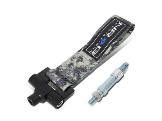 NRG Bolt-In Tow Strap Digital Camo- Audi A4 08+ (5000lb. Limit)