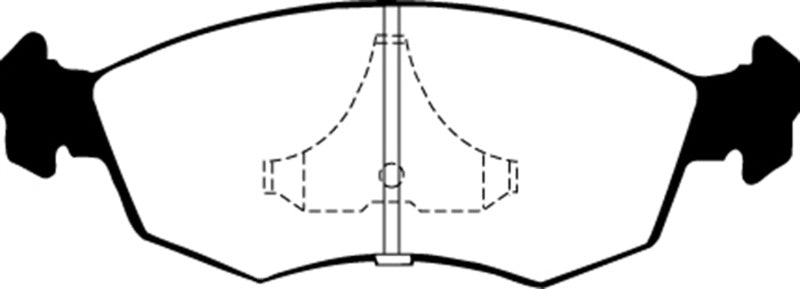 EBC 85-89 Mercury Merkur Scorpio 2.9 Greenstuff Front Brake Pads